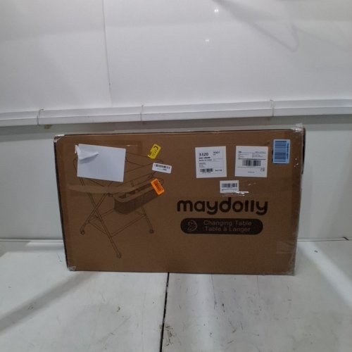 MAYDOLLY FOLDING DIAPER CHANGING TABLE CARE STATION WITH WHEELS - DARK GREY (MODEL:N-221B) image 6