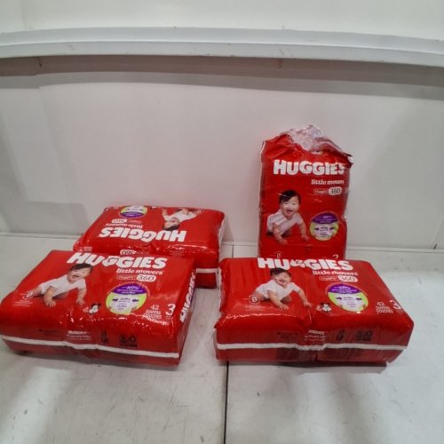163PK HUGGIES LITTLE MOVERS DISNEY BABY DIAPERS - SIZE 3 (18-28LBS) image 3