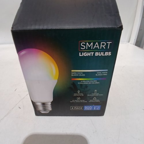 4PK OHLUX SMART RGB LIGHT BULBS - 10W, 900 LM - MULTICOLOR image 3
