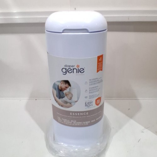 DIAPER GENIE ESSENCE PAIL DIAPER PAIL SYSTEM WITH EASY ROLL REFILL - 24" - WHITE (MODEL: I000908) image 2