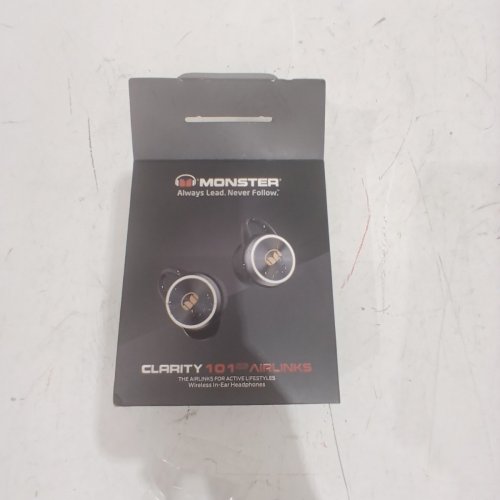 MONSTER CLARITY 101PLUS AIRLINKS BLUETOOTH WIRELESS EARBUDS WITH CHARGING CASE, TOUCH CONTROLS, DEEP BASS SOUND, BUILT-IN MIC, CLEAR CALLS, AND WATER RESISTANCE - BLACK/GOLD (MODEL: MH22003) image 3