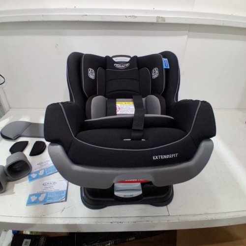 GRACO EXTEND2FIT CONVERTIBLE CAR SEAT - TITUS GREY/BLACK (MODEL: 2149057) image 6