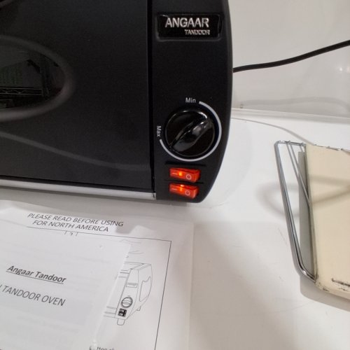 ANGAAR MULTI-PURPOSE MINI ELECTRIC TANDOORI ROTI OVEN - BLACK (MODEL:CA-9596) image 2