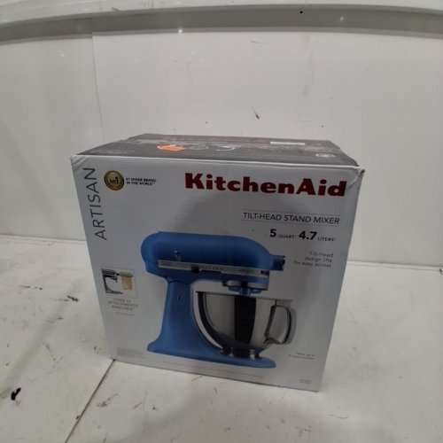 KITCHENAID ARTISAN SERIES TILT-HEAD STAND MIXER - 5QT. BOWL - MATTE BLUE VELVET (MODEL#: KSM150PSVB) image 2