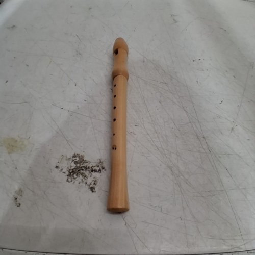 8-HOLE WOODEN SOPRANO RECORDER - NOTE C - 13" - NATURAL image 2