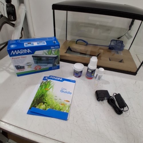 MARINA LED AQUARIUM KIT - 10GAL - 20" X 10" X 12.5" - CLEAR image 4