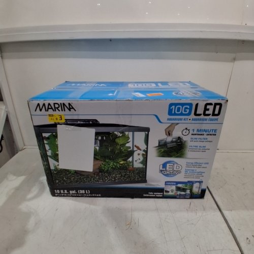 MARINA LED AQUARIUM KIT - 10GAL - 20" X 10" X 12.5" - CLEAR image 8