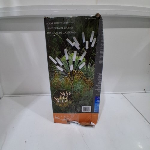 4PK AURORA LIGHTING OUTDOOR SOLAR FIREFLY CLUSTER LIGHT - 3" X 3" X 28" - 25LM - MULTICOLOURED/BLACK (MODEL: 1938050) image 4