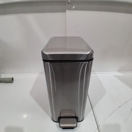 EKO STELLA SLIM STEP TRASH BIN - 10L - SILVER (MODEL: EK9380) image 2