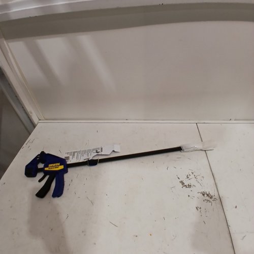 IRWIN QUICK-GRIP ONE-HANDED BAR CLAMP/SPREADER - 24" - 300LB CLAMP FORCE - BLUE/BLACK (MODEL:1964720) image 2