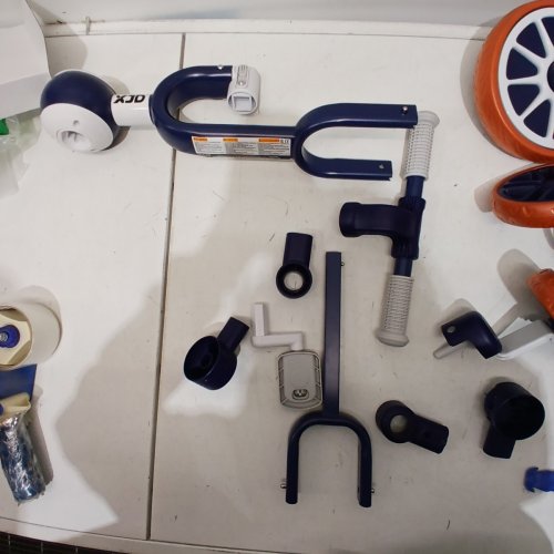 VOKUL 3-IN-1 KIDS TRICYCLE, TODDLER BALANCE TRIKE & BIKE WITH DETACHABLE PEDALS - BLUE/ORANGE (MODEL: BP-206) image 3