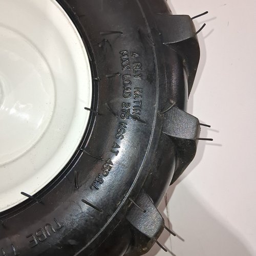 2PK TIRE AND WHEEL ASSEMBLY REPLACMENT - 3 X 5.00-6, 45 PSI - BLACK/WHITE image 6