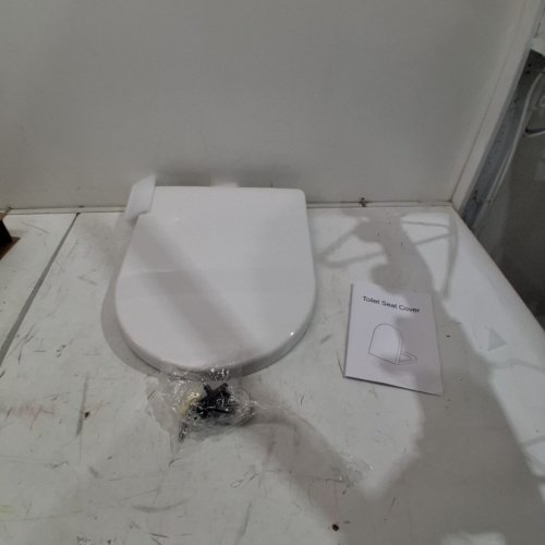 SADALAK U-SHAPE SLOW-CLOSE TOILET SEAT - 18.5" - WHITE image 3
