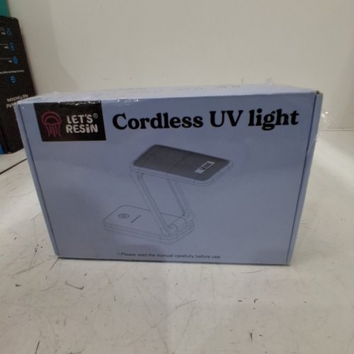LET'S RESIN CORDLESS UV RESIN CURING LIGHT - 160 MM X 90 MM X 55 MM; 18W; 5 V; 4400 MAH - BLUE (MODEL: LRP-2593) image 2