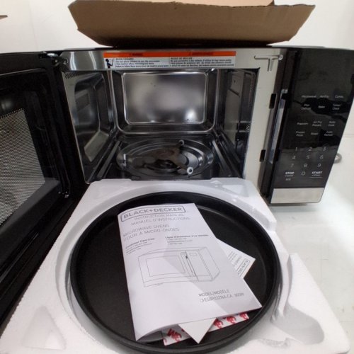 BLACK+DECKER 5-IN-1 MICROWAVE OVEN WITH AIR FRY- BLACK - (MODEL: ES9P032NA-CA) image 5