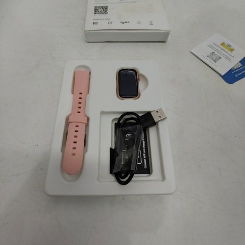 FITVII SLIM SMART WATCH FITNESS TRACKER - WITH BLOOD OXYGEN, BLOOD PRESSURE, 24/7 HEART RATE AND SLEEP TRACKING, IP68, 1.47" - PINK (MODEL: HM08) image 4