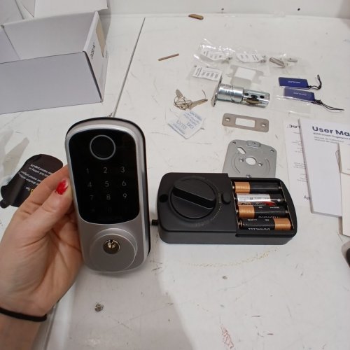 DESLOC B200 SMART FINGERPRINT DEADBOLT LOCK WITH TOUCHSCREEN KEYPAD - BLACK image 3
