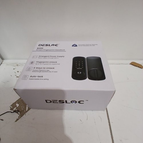 DESLOC B200 SMART FINGERPRINT DEADBOLT LOCK WITH TOUCHSCREEN KEYPAD - BLACK image 5