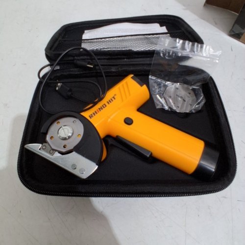 RHINO HIT RECHARGEABLE CORDLESS ELECTRIC POWER CUTTING SCISSORS - YELLOW image 2