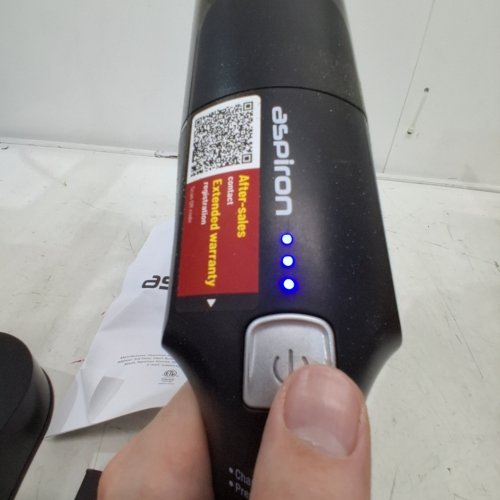 ASPIRON CORDLESS HANDHELD VACUUM WITH CHARGING DOCK - 24KPA, RECHARGEABLE, ERGONOMIC HANDLE, CREVICE TOOL - BLACK (MODEL: AS-CA038) image 2