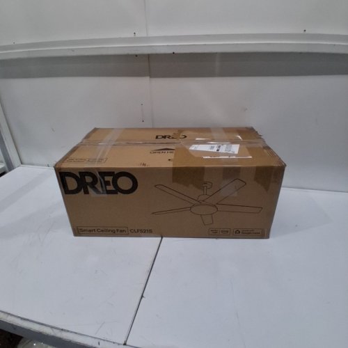 DREO SMART CEILING FAN WITH DIMMABLE LIGHTS - 12 SPEEDS - 3 FAN MODES - APP/REMOTE CONTROL - 52" - WHITE/BEIGE (MODEL: CLF521S) image 7