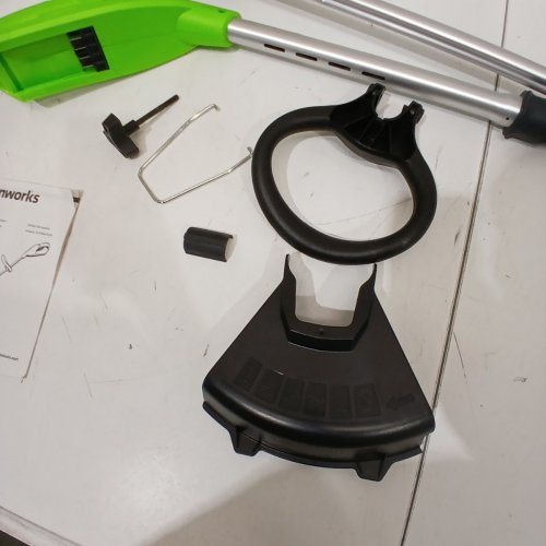 GREENWORKS 40V CORDLESS STRING TRIMMER - 12" - TOOL ONLY - BLACK/GREEN (MODEL: STF307) image 3