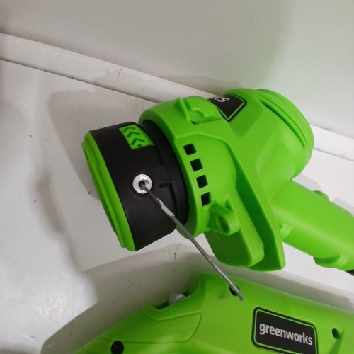 GREENWORKS 40V CORDLESS STRING TRIMMER - 12" - TOOL ONLY - BLACK/GREEN (MODEL: STF307) image 4