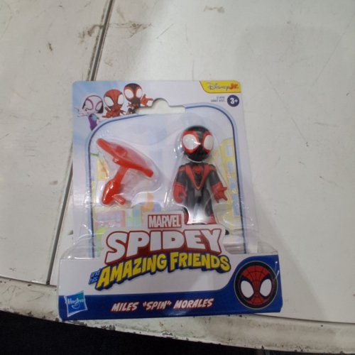 DISNEY JR. MARVEL SPIDEY AND HIS AMAZING FRIENDS - MILES "SPIN" MORALES - BLACK RED (MODEL:G1459) image 2