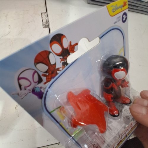 DISNEY JR. MARVEL SPIDEY AND HIS AMAZING FRIENDS - MILES "SPIN" MORALES - BLACK RED (MODEL:G1459) image 3