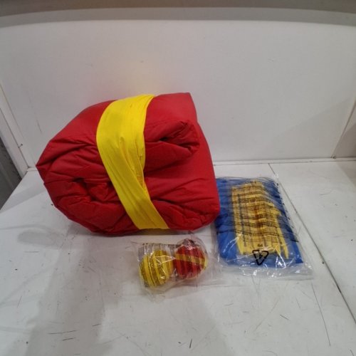 ACTION AIR INFLATABLE BOUNCE CASTLE WITH SLIDE *INFLATABLE ONLY* - 12FT X 9FT X 6.1FT - RED/YELLOW/BLUE (MODEL: 9745) image 2