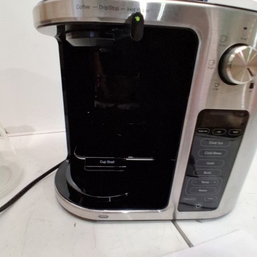 BRAUN MULTISERVE COFFEE MAKER WITH 7 PROGRAMABLE BREW SIZES + ICED COFFEE & HOT WATER FUNCTION, 10-CUP - BLACK/SILVER - (MODEL:KF901BN/KF9170) image 5