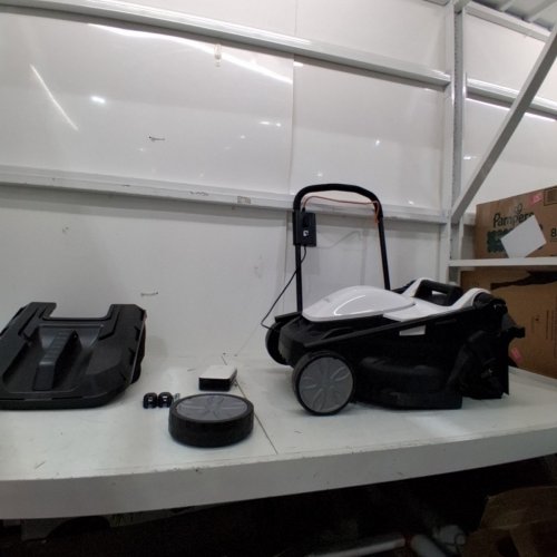 LITHELI CORDLESS BRUSHLESS LAWN MOWER - 20V, 13" - WHITE/BLACK - (MODEL: EGT010159) image 2