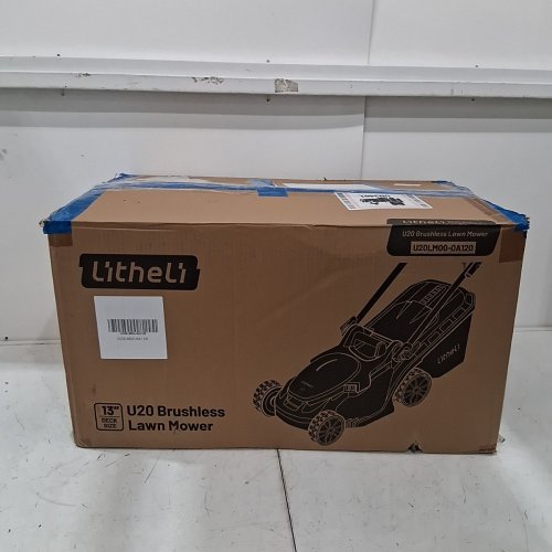 LITHELI CORDLESS BRUSHLESS LAWN MOWER - 20V, 13" - WHITE/BLACK - (MODEL: EGT010159) image 6