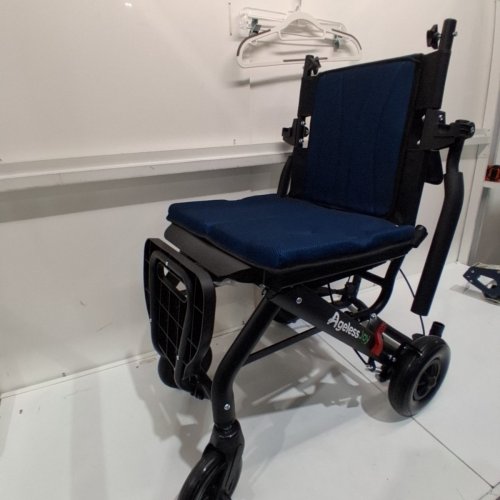 AGELESS JOY LIGHTWEIGHT FOLDING WHEELCHAIR -220LBS MAX - BLUE (MODEL: AJWC2501L) image 4