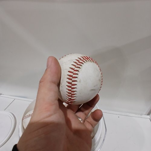 25PK STANDARD SIZE BASEBALLS - WHITE/RED image 2
