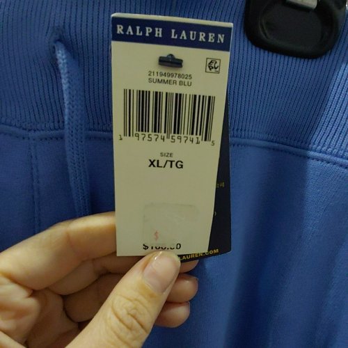 WOMEN'S RALPH LAUREN FLEECE LINED JOGGER SWEATPANTS - EXTRA LARGE - SUMMER BLUE image 3