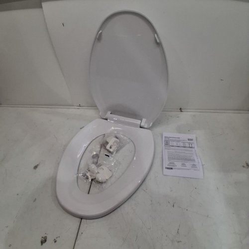 AMERICAN STANDARD ELONGATED SOFT CLOSE CARDIFF TOILET SEAT - 18" - WHITE (MODEL: 5257A65MT.020) image 3