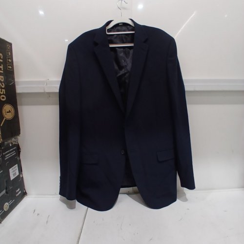 MENS DKNY MODERN FIT HIGH PERFORMANCE BLAZER - 44 LONG- NAVY SOLID image 2