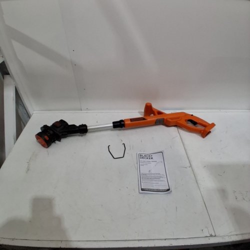 BLACK+DECKER STRING TRIMMER/EDGER *TOOL ONLY* - 10" - BLACK/ORANGE (MODEL: LST201) image 2