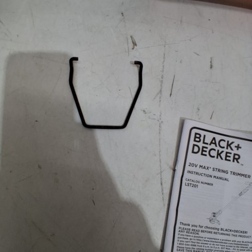 BLACK+DECKER STRING TRIMMER/EDGER *TOOL ONLY* - 10" - BLACK/ORANGE (MODEL: LST201) image 3