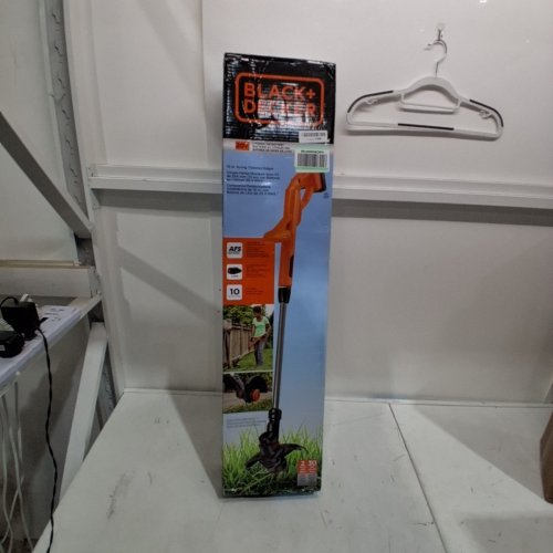 BLACK+DECKER STRING TRIMMER/EDGER *TOOL ONLY* - 10" - BLACK/ORANGE (MODEL: LST201) image 5