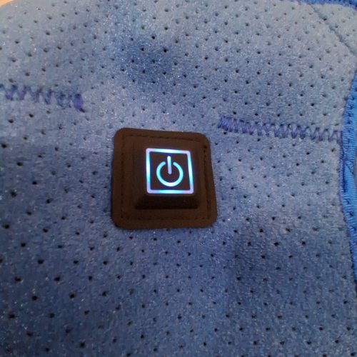 HEATED SHOULDER HEATING PAD WRAP - BLUE image 2