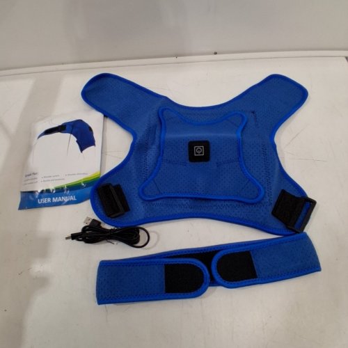 HEATED SHOULDER HEATING PAD WRAP - BLUE image 3