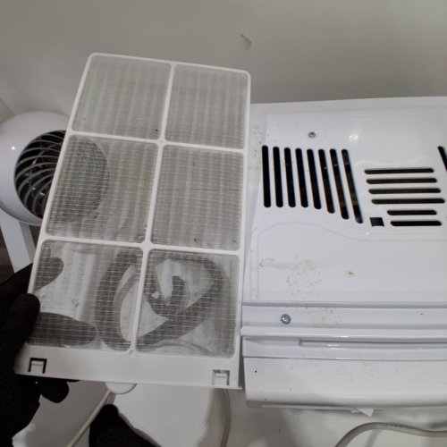 GE APPLIANCES MECHANICAL ROOM AIR CONDITIONER FOR SMALL ROOMS - 5000BTU - 150SQ. FT. (MODEL: AWAS05BWFC) image 5