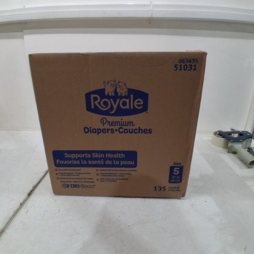 135PK ROYALE PREMIUM DISPOSABLE DIAPERS - SIZE 5 (MODEL: 51031) image 2
