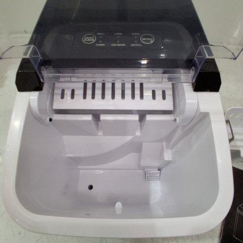 COUNTERTOP ICE MAKER WITH HANDLE AND SCOOP - 26LB - BLACK (MODEL: WBJ-10A) image 11