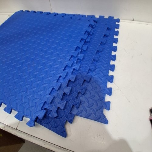 4PK YES4ALL INTERLOCKING FOAM FLOOR MATS - 24" X 24" - BLUE image 3