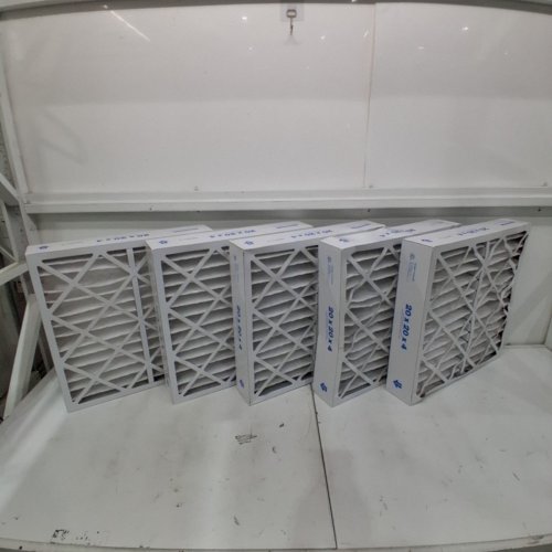 5X RESIDENTIAL/COMMERCIAL USE PLEATED AIR FILTERS - MERV 8 - 20" X 20" X 4" image 2