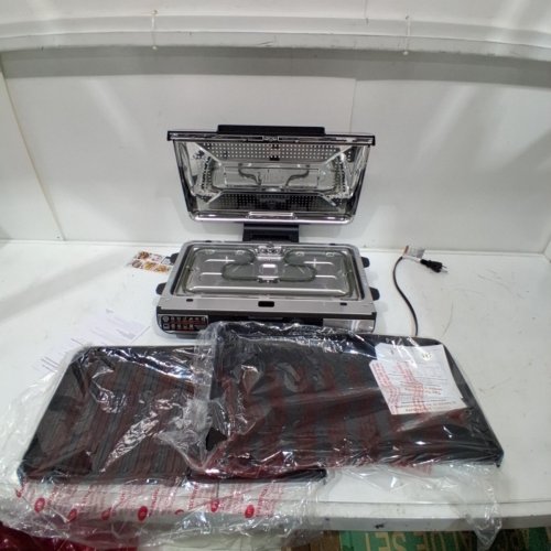 NINJA SIZZLE PRO XL INDOOR GRIDDLE AND GRILL - 20" - BLACK (MODEL:GX101C) image 3
