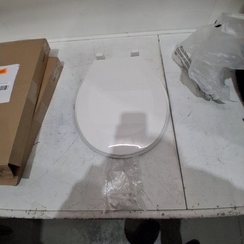 BEMIS ECONOMY PLASTIC TOILET SEAT - ROUND - WHITE (MODEL: 730SLEC 000) image 2